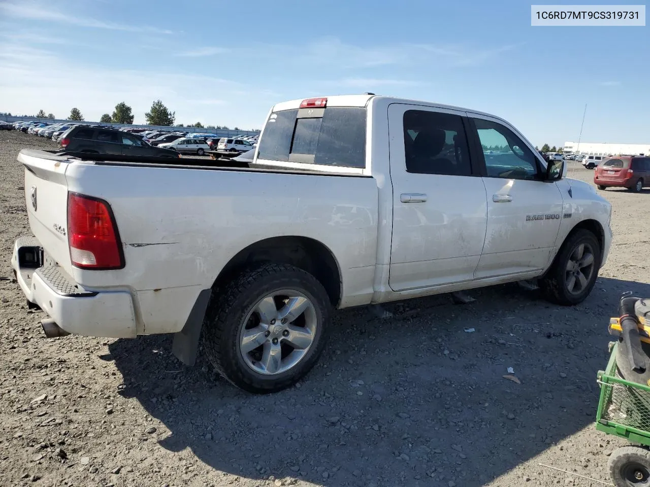 2012 Dodge Ram 1500 Sport VIN: 1C6RD7MT9CS319731 Lot: 71117834