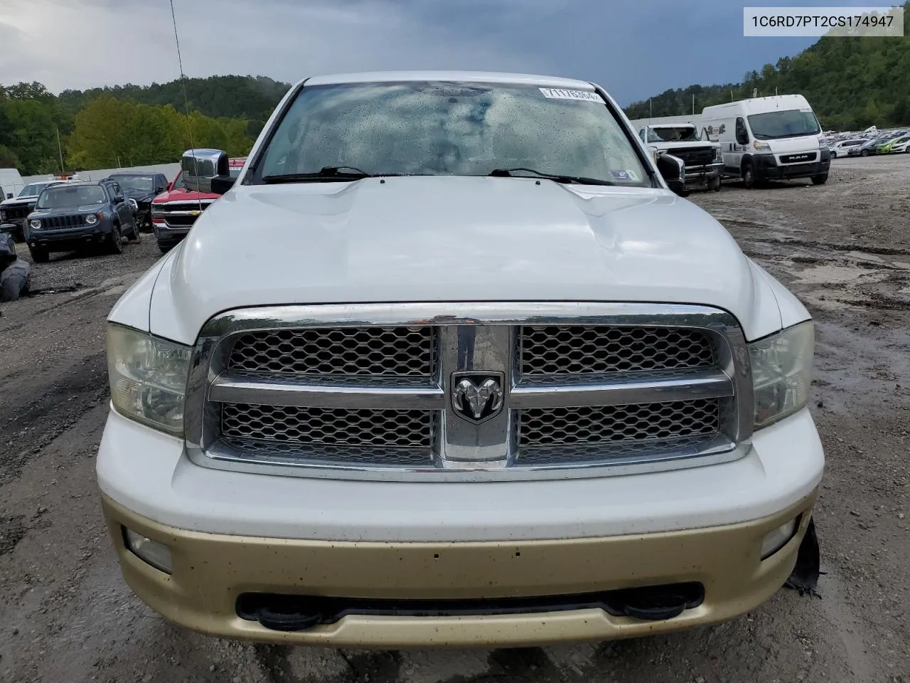 2012 Dodge Ram 1500 Longhorn VIN: 1C6RD7PT2CS174947 Lot: 71176364