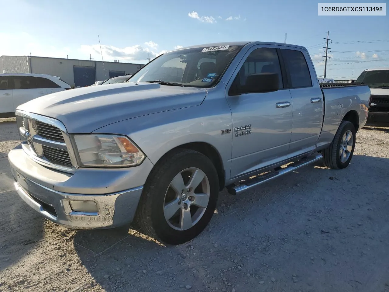 2012 Dodge Ram 1500 Slt VIN: 1C6RD6GTXCS113498 Lot: 71425534