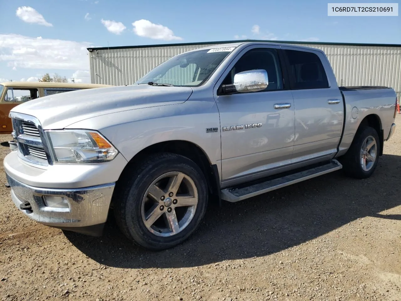 1C6RD7LT2CS210691 2012 Dodge Ram 1500 Slt