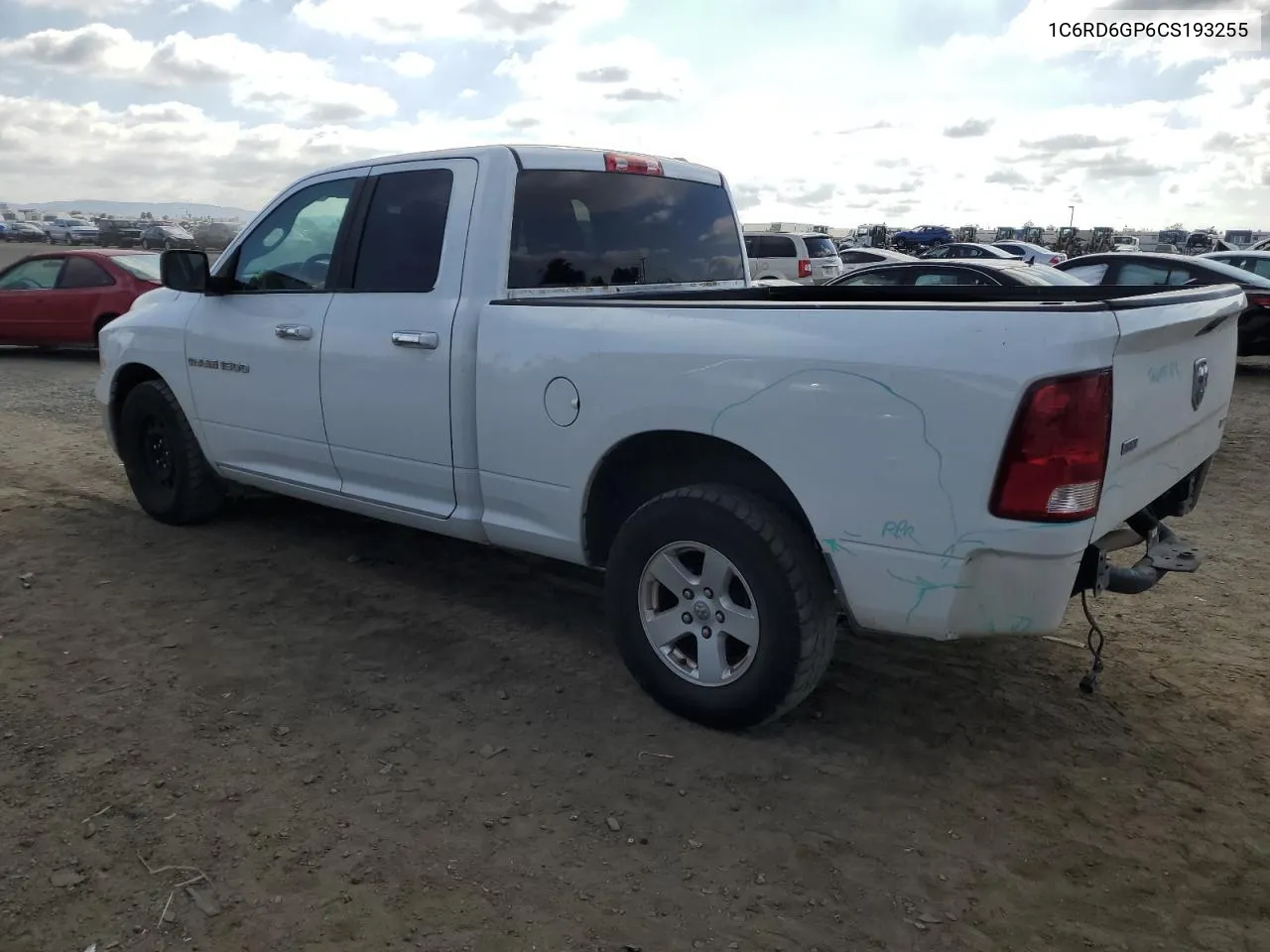 2012 Dodge Ram 1500 Slt VIN: 1C6RD6GP6CS193255 Lot: 72167444