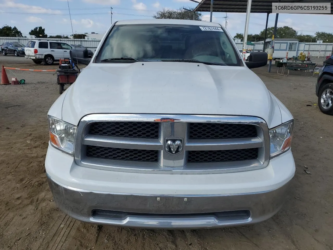 2012 Dodge Ram 1500 Slt VIN: 1C6RD6GP6CS193255 Lot: 72167444