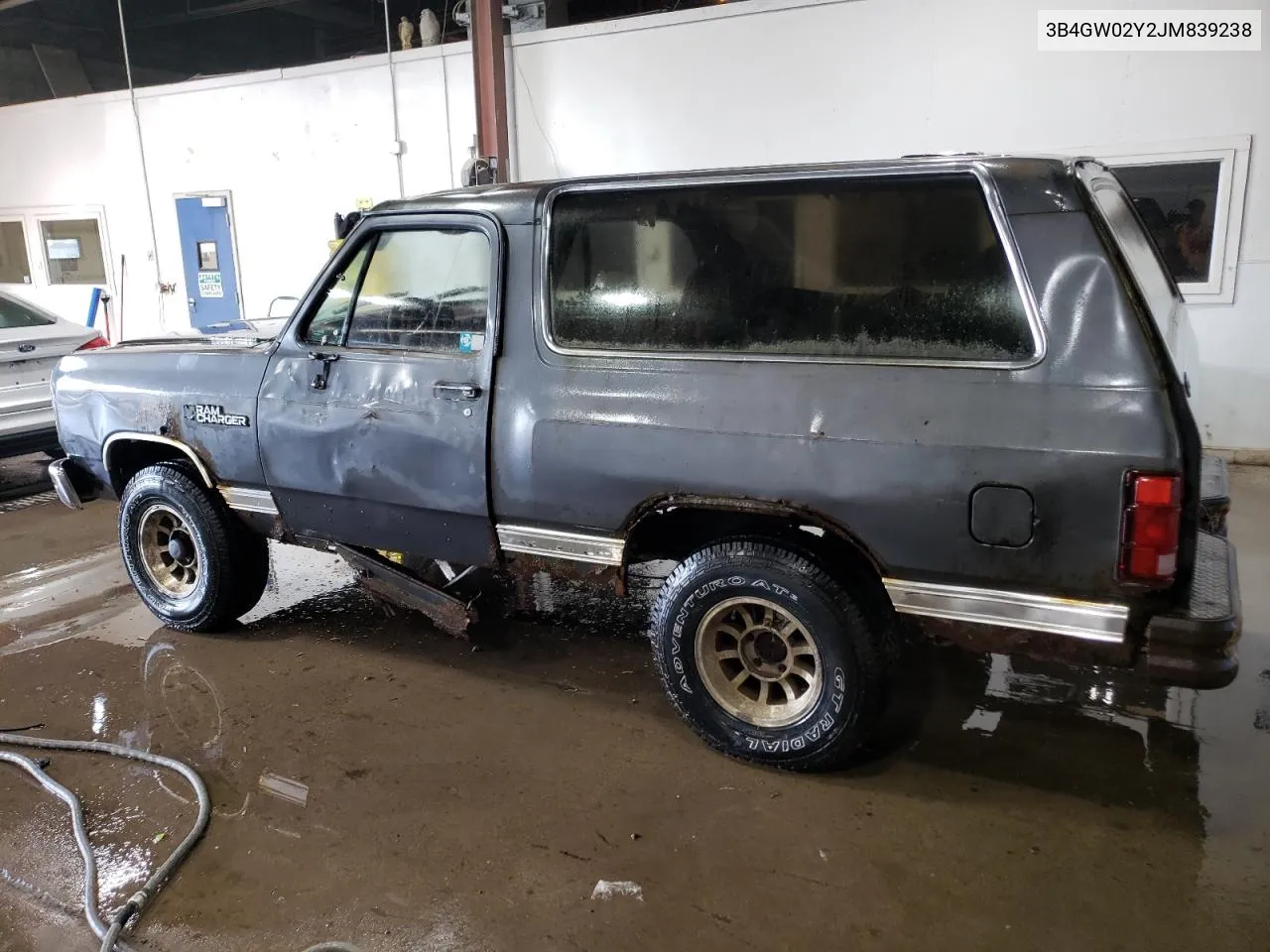 1988 Dodge Ramcharger Aw-100 VIN: 3B4GW02Y2JM839238 Lot: 71560924