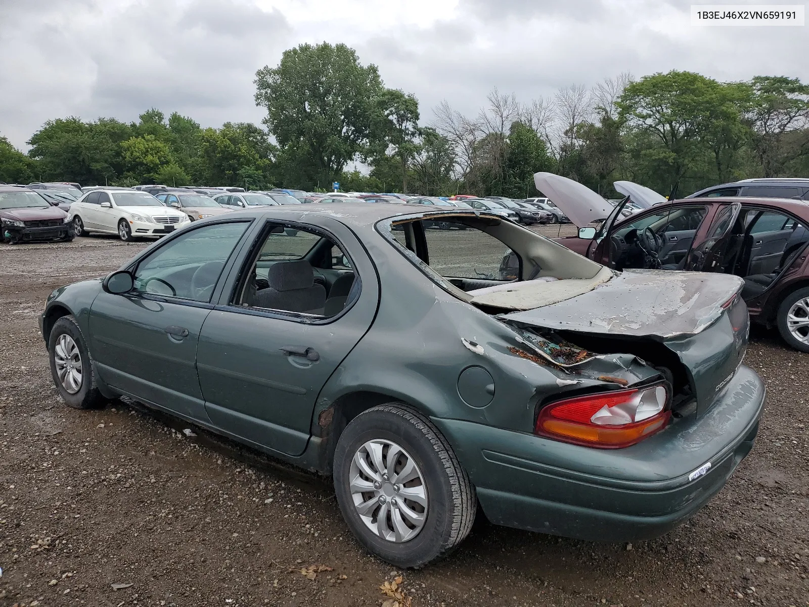 1997 Dodge Stratus VIN: 1B3EJ46X2VN659191 Lot: 66730784