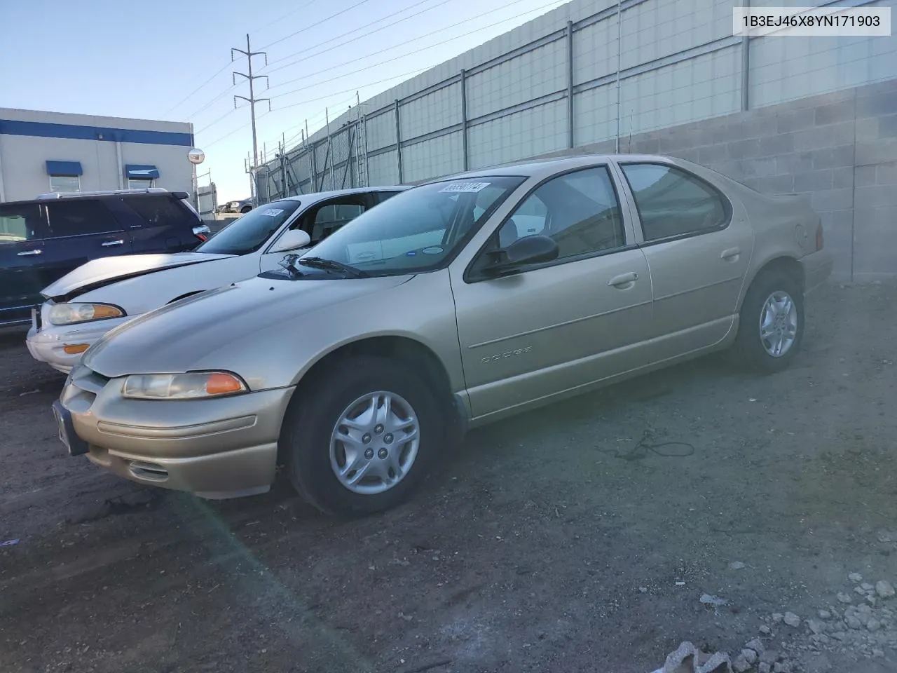 2000 Dodge Stratus Se VIN: 1B3EJ46X8YN171903 Lot: 66890774