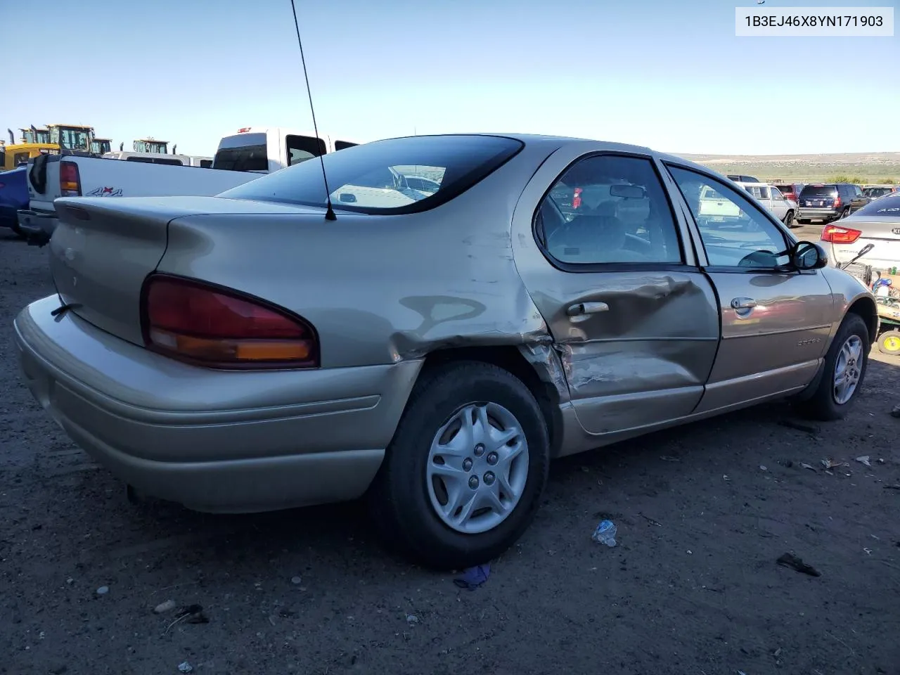 2000 Dodge Stratus Se VIN: 1B3EJ46X8YN171903 Lot: 66890774