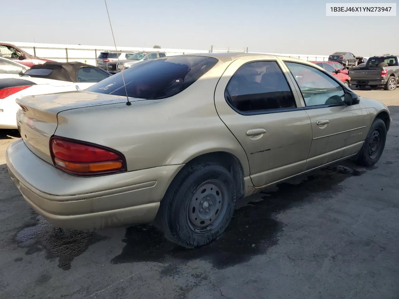 2000 Dodge Stratus Se VIN: 1B3EJ46X1YN273947 Lot: 70533944