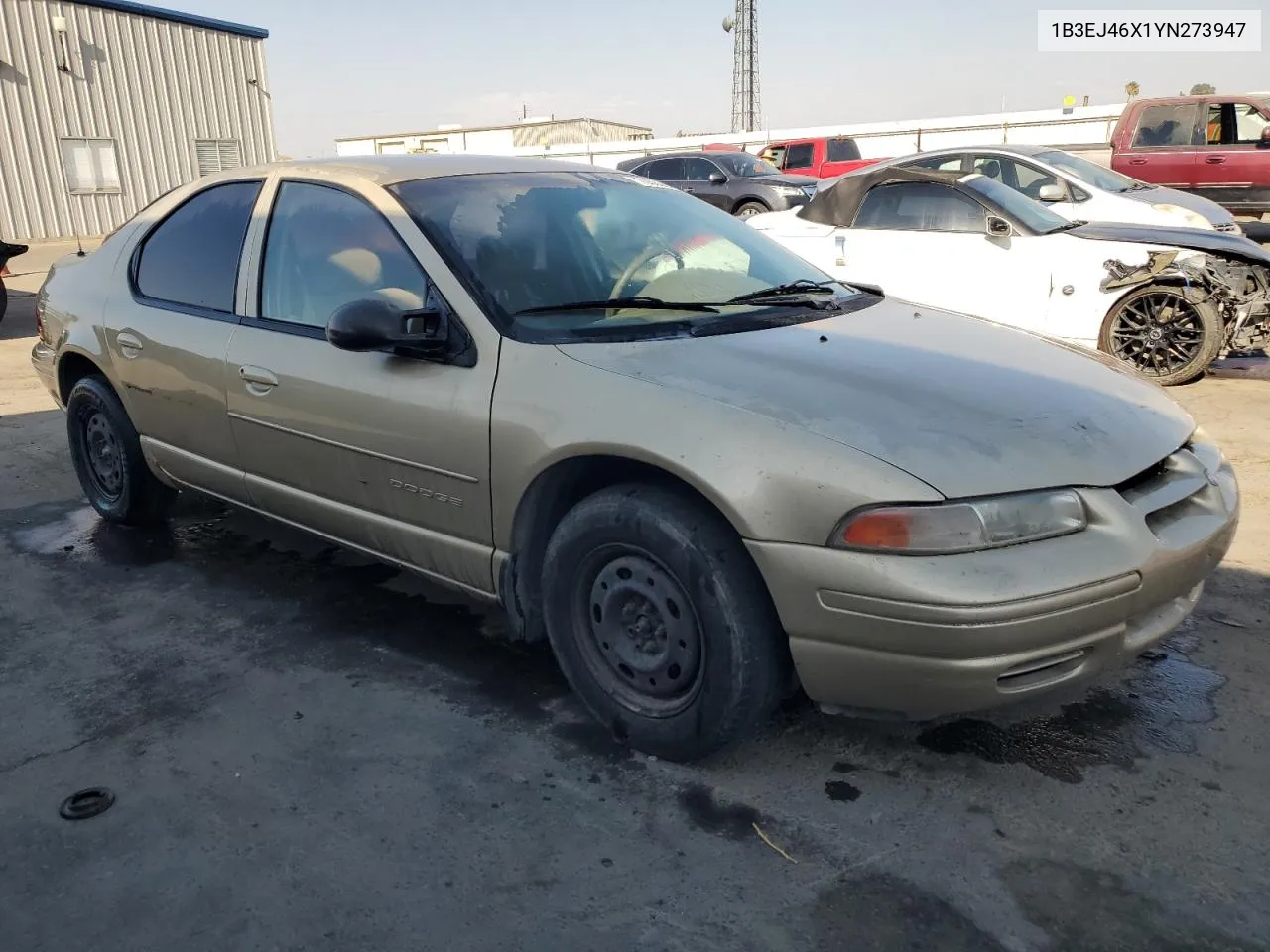 2000 Dodge Stratus Se VIN: 1B3EJ46X1YN273947 Lot: 70533944