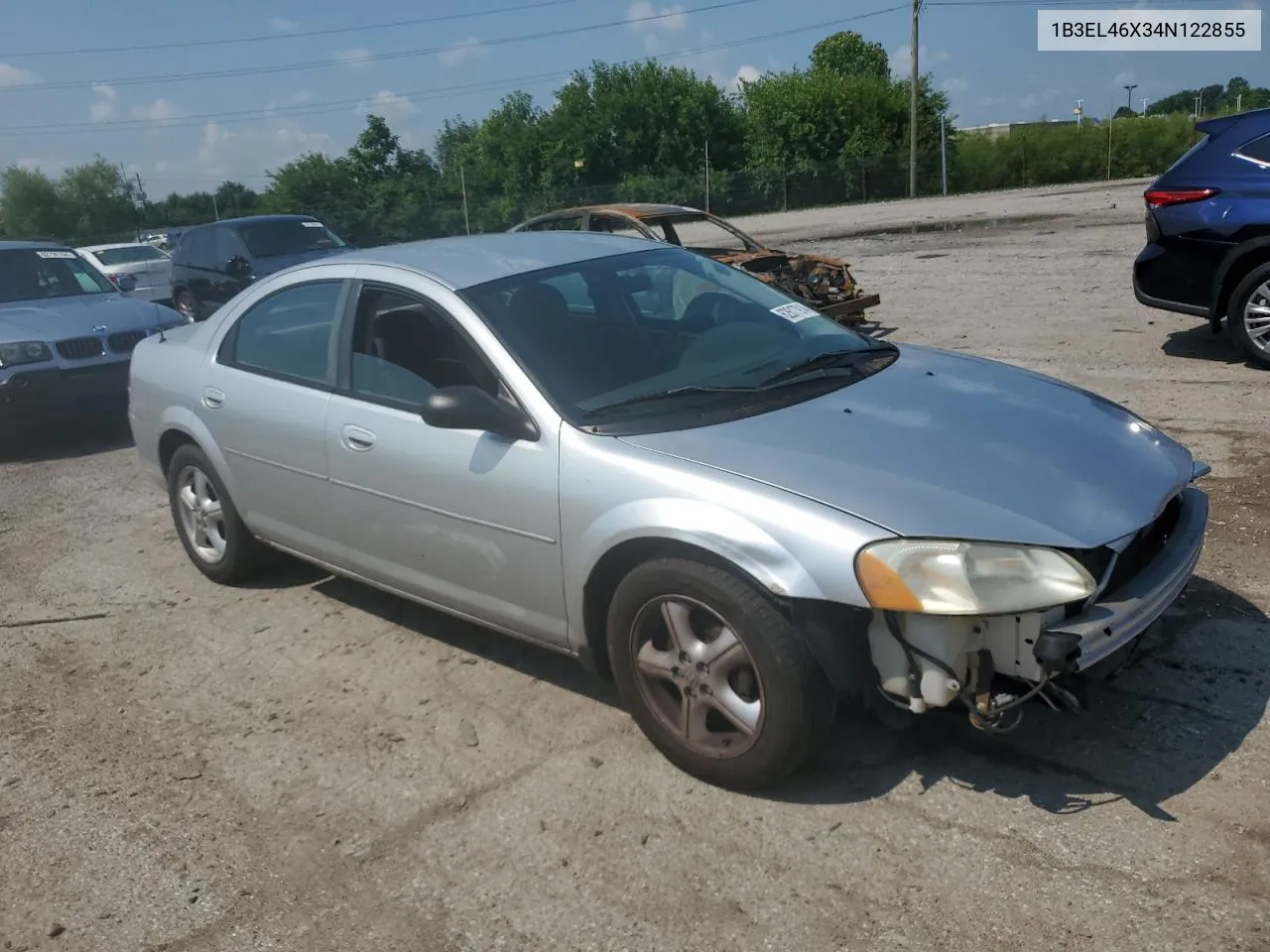 2004 Dodge Stratus Sxt VIN: 1B3EL46X34N122855 Lot: 62617914