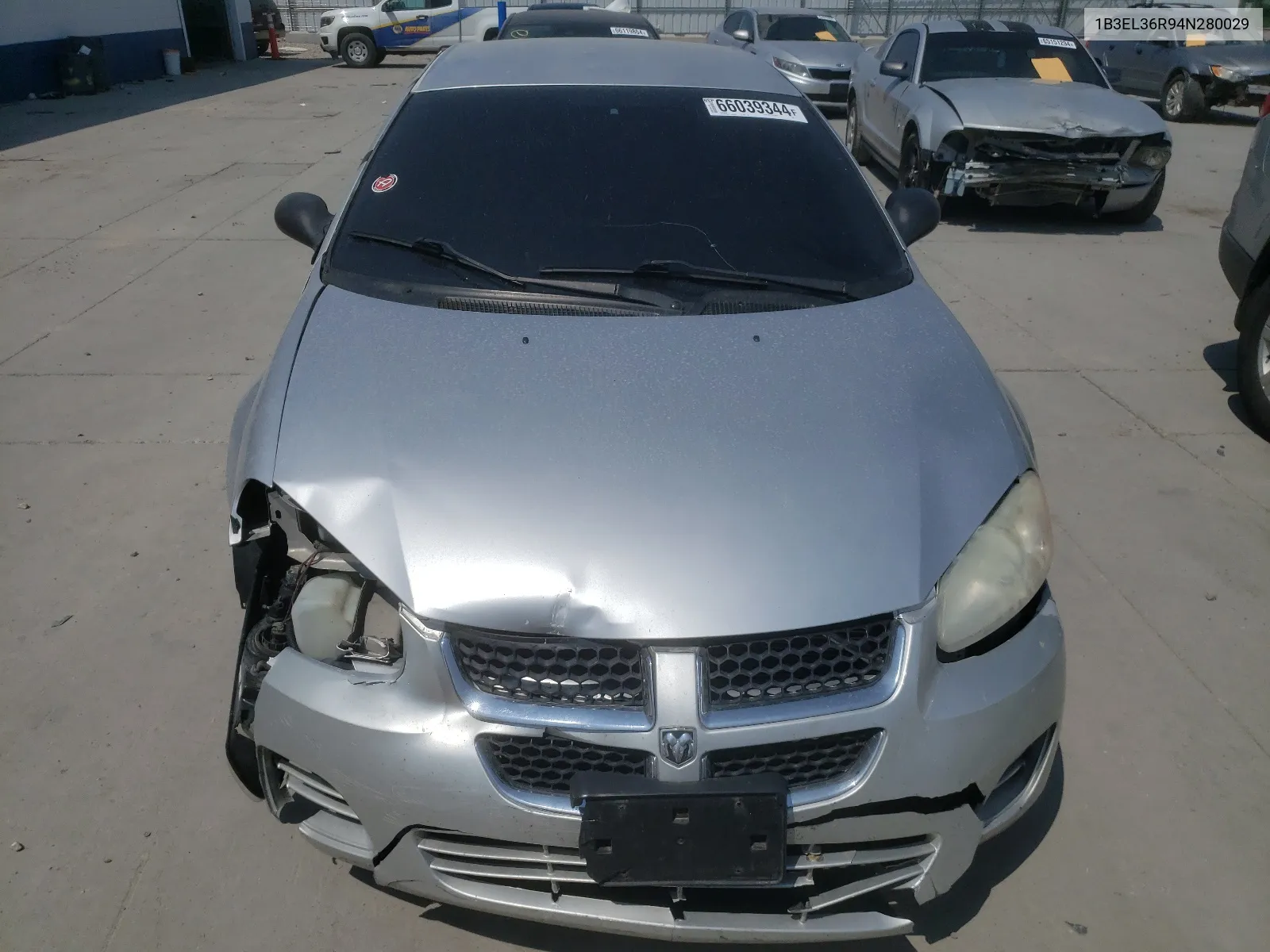 2004 Dodge Stratus Se VIN: 1B3EL36R94N280029 Lot: 66039344