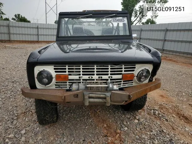 1977 Ford Bronco VIN: U15GL091251 Lot: 53558924