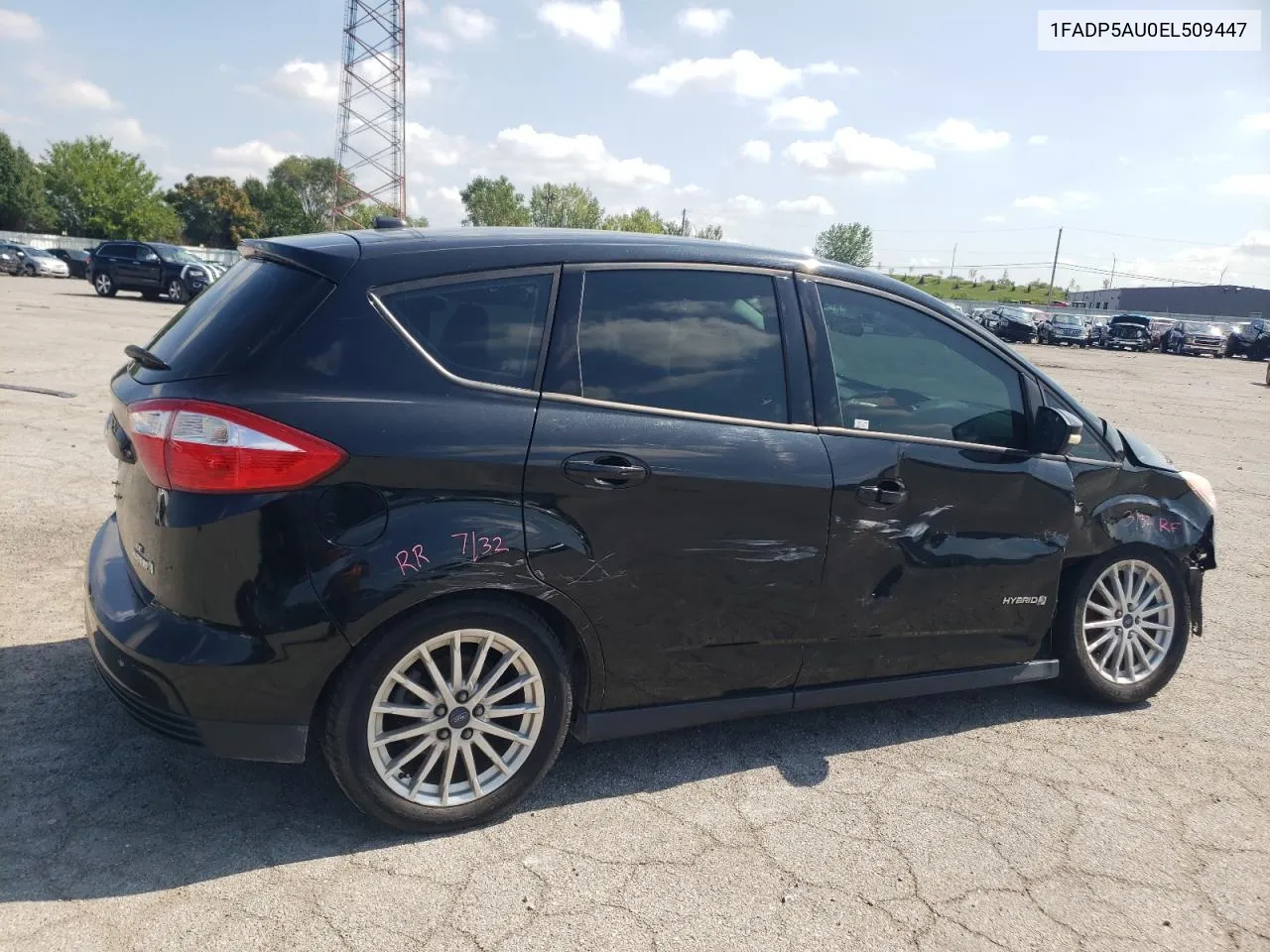 2014 Ford C-Max Se VIN: 1FADP5AU0EL509447 Lot: 68072344