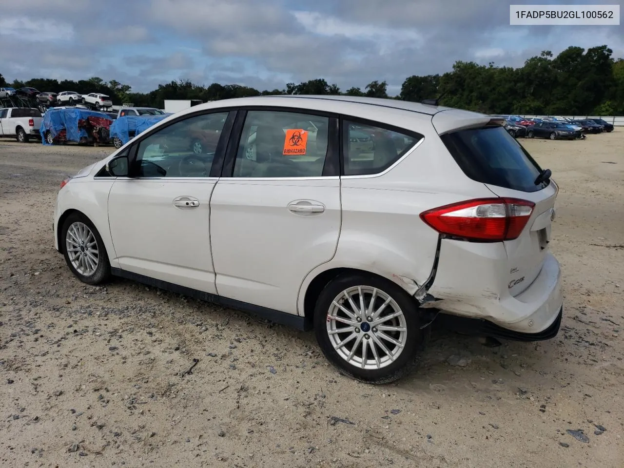 2016 Ford C-Max Sel VIN: 1FADP5BU2GL100562 Lot: 70092564