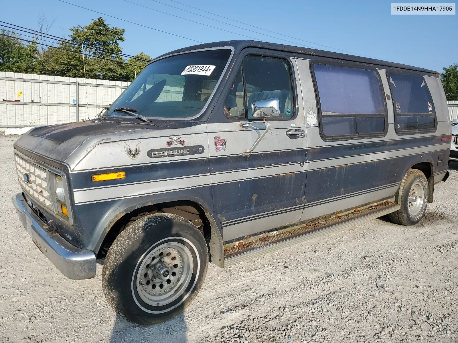 1FDDE14N9HHA17905 1987 Ford Econoline E150 Van