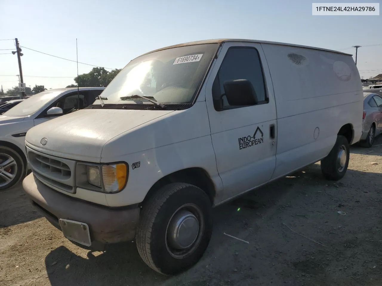 1FTNE24L42HA29786 2002 Ford Econoline E250 Van