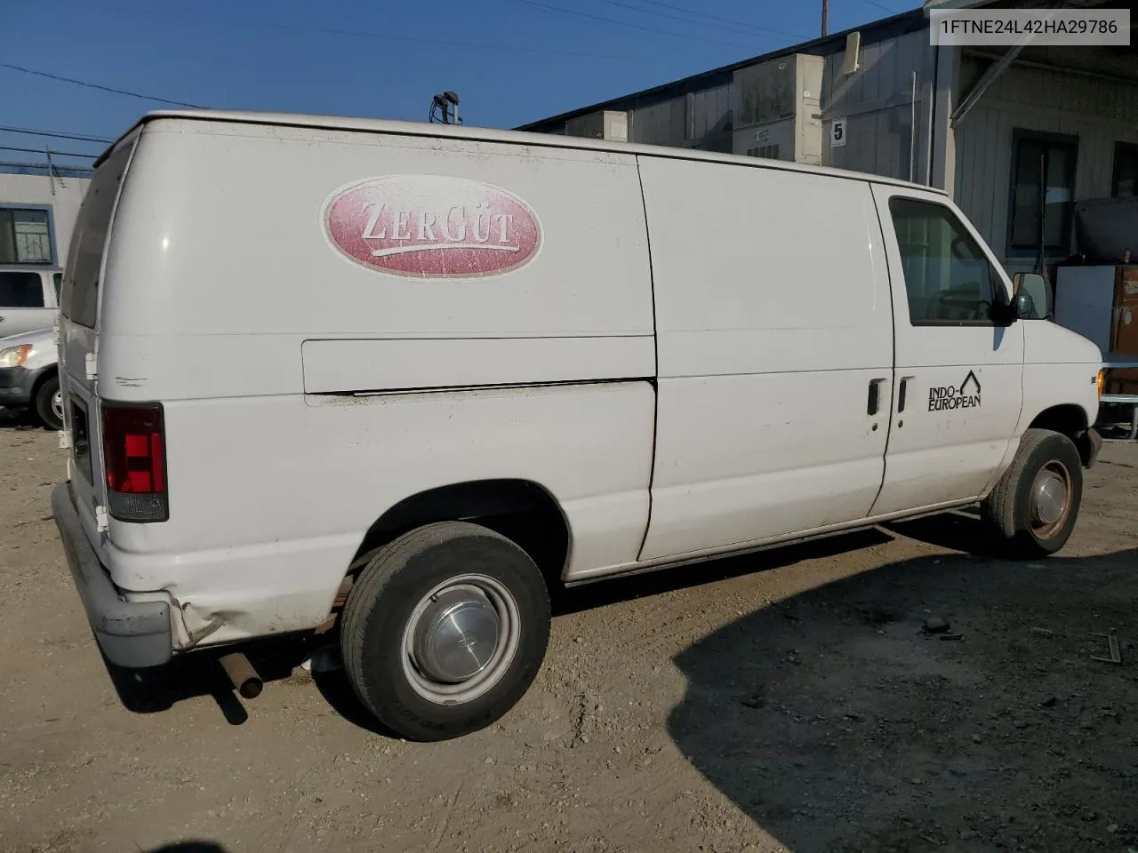 1FTNE24L42HA29786 2002 Ford Econoline E250 Van