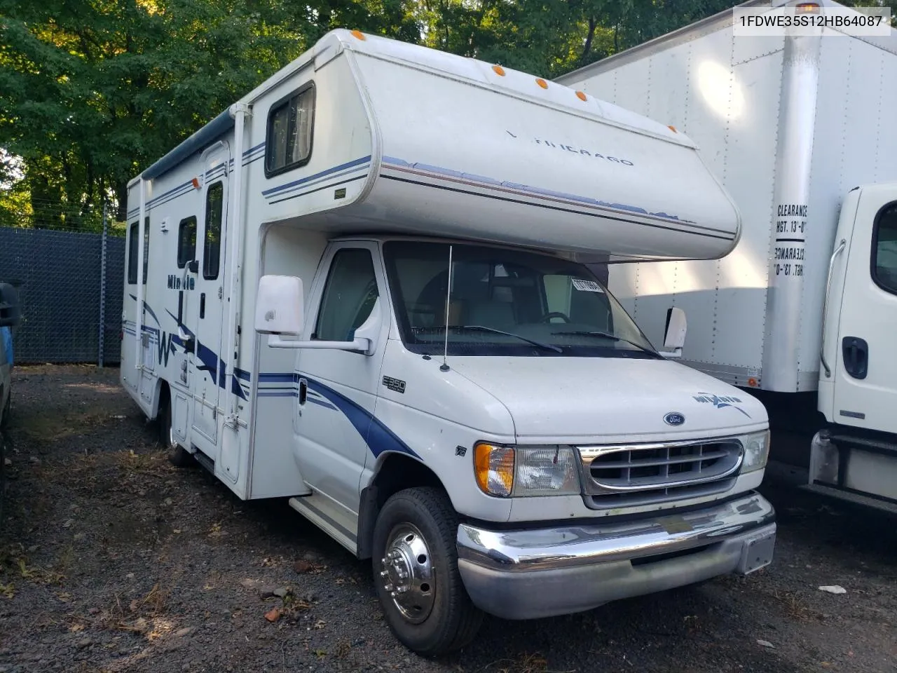 2002 Ford Econoline E350 Super Duty Cutaway Van VIN: 1FDWE35S12HB64087 Lot: 70770964