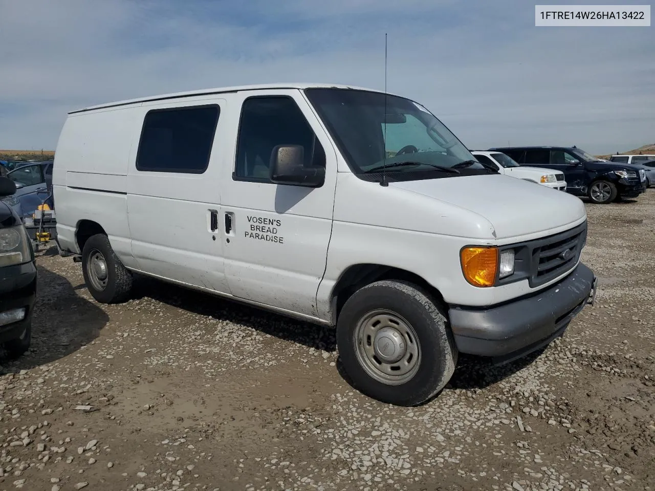 2006 Ford Econoline E150 Van 1/2 Ton VIN: 1FTRE14W26HA13422 Lot: 72098304