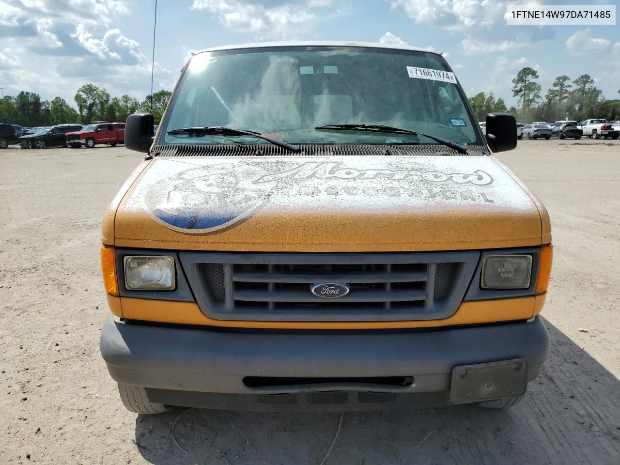 2007 Ford Econoline E150 Van VIN: 1FTNE14W97DA71485 Lot: 71661974