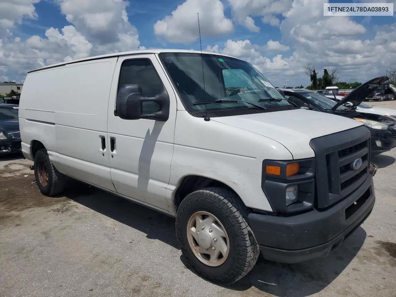 2008 Ford Econoline E250 Van VIN: 1FTNE24L78DA03893 Lot: 69274454