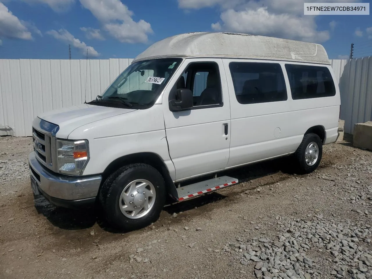 1FTNE2EW7CDB34971 2012 Ford Econoline E250 Van