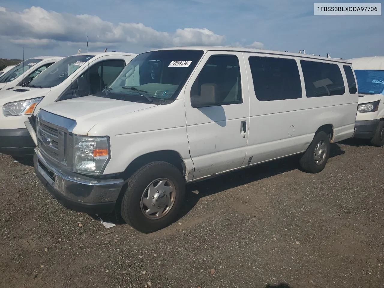 2012 Ford Econoline E350 Super Duty Wagon VIN: 1FBSS3BLXCDA97706 Lot: 72049134