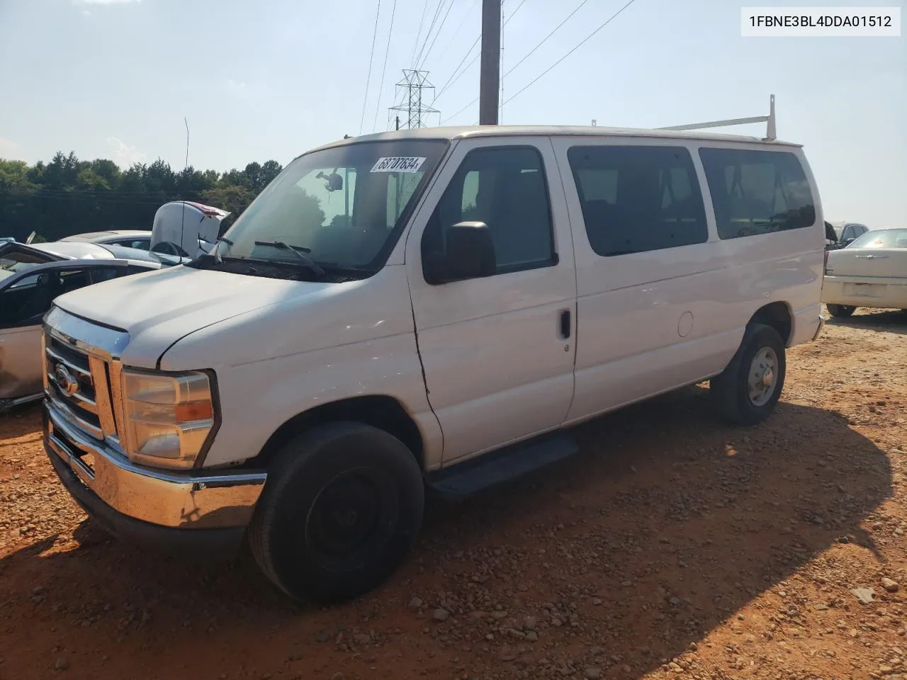 2013 Ford Econoline E350 Super Duty Wagon VIN: 1FBNE3BL4DDA01512 Lot: 68707634