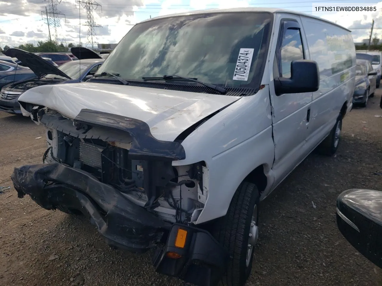 1FTNS1EW8DDB34885 2013 Ford Econoline E150 Van