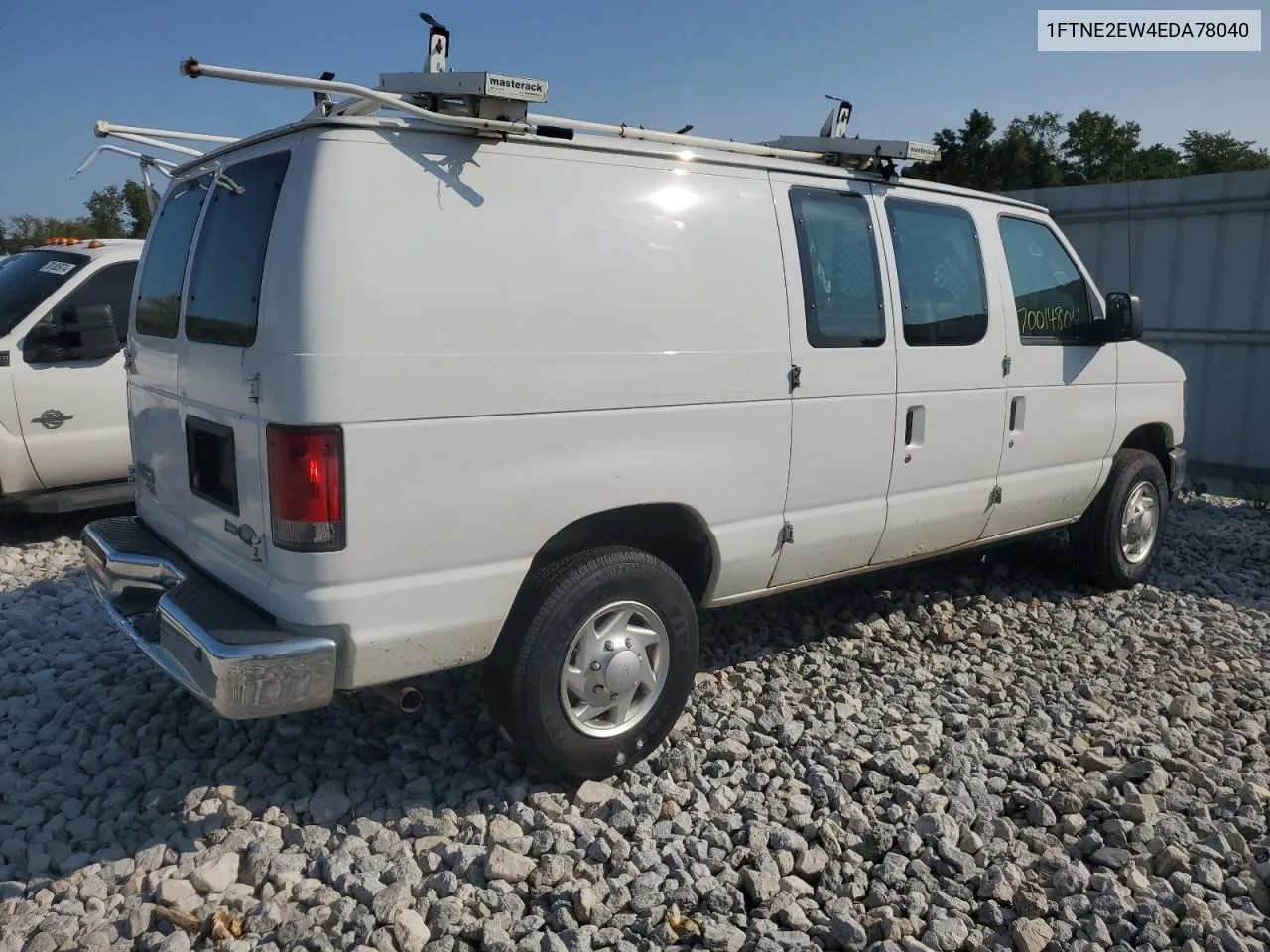 1FTNE2EW4EDA78040 2014 Ford Econoline E250 Van