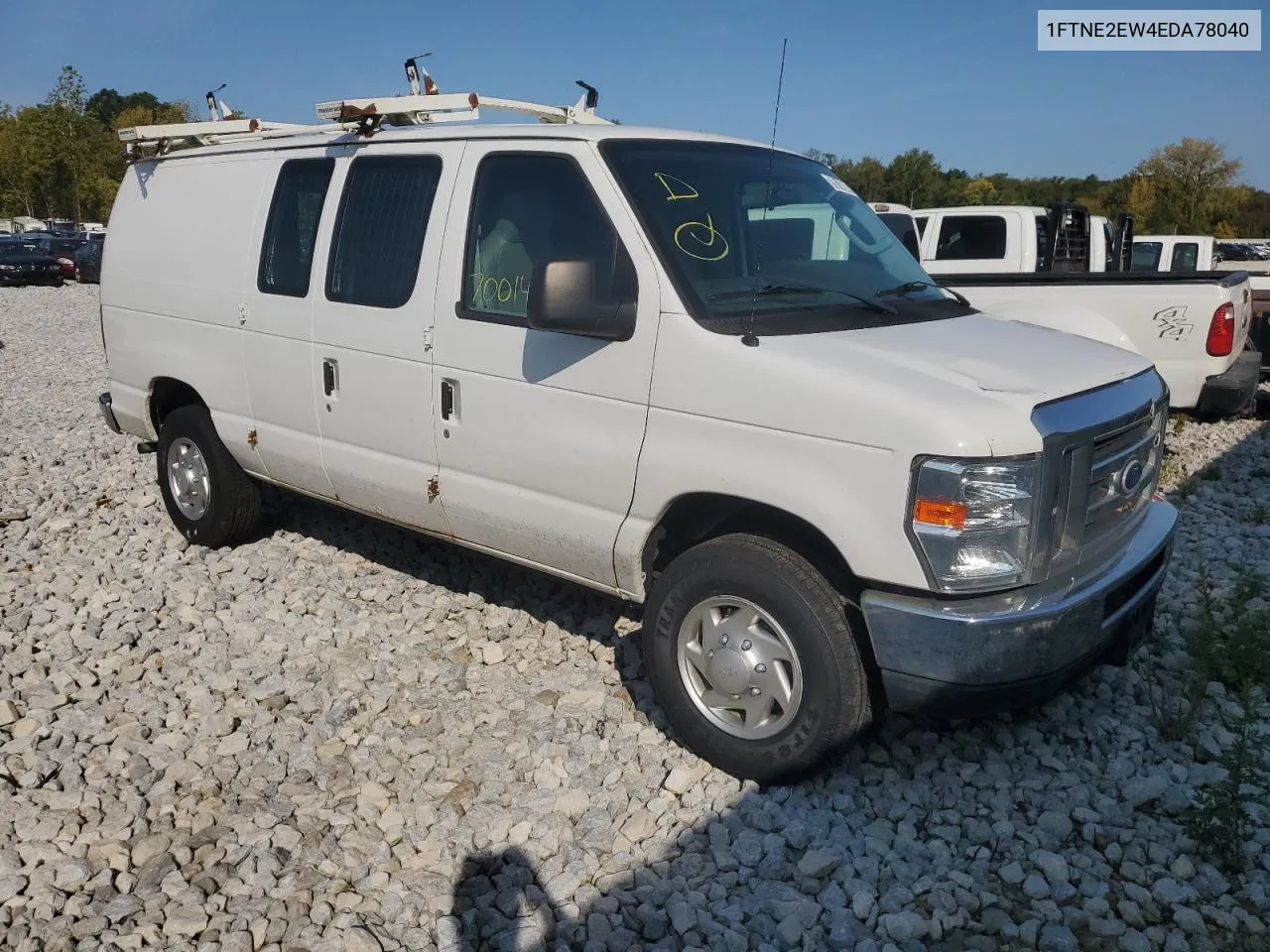 1FTNE2EW4EDA78040 2014 Ford Econoline E250 Van