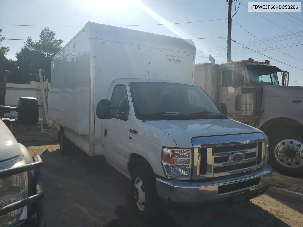 2019 Ford Econoline E350 Super Duty Cutaway Van VIN: 1FDWE3F60KDC53206 Lot: 69697554