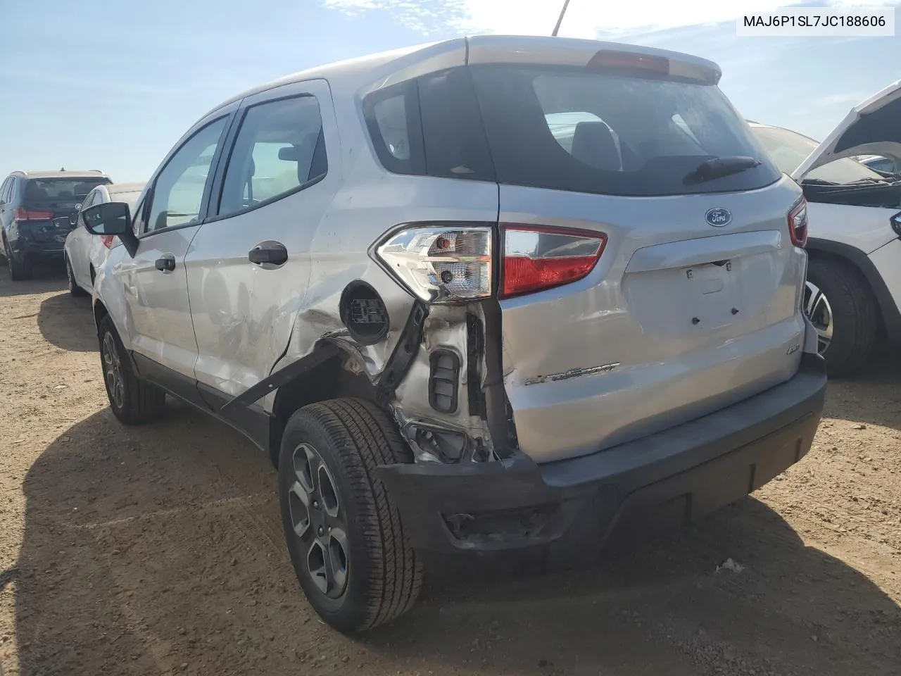 2018 Ford Ecosport S VIN: MAJ6P1SL7JC188606 Lot: 70993074