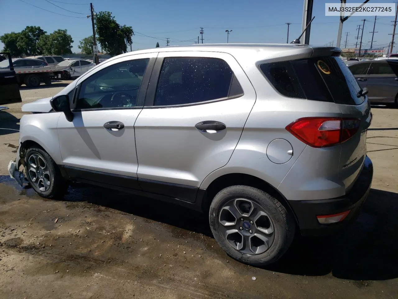 2019 Ford Ecosport S VIN: MAJ3S2FE2KC277245 Lot: 68374144