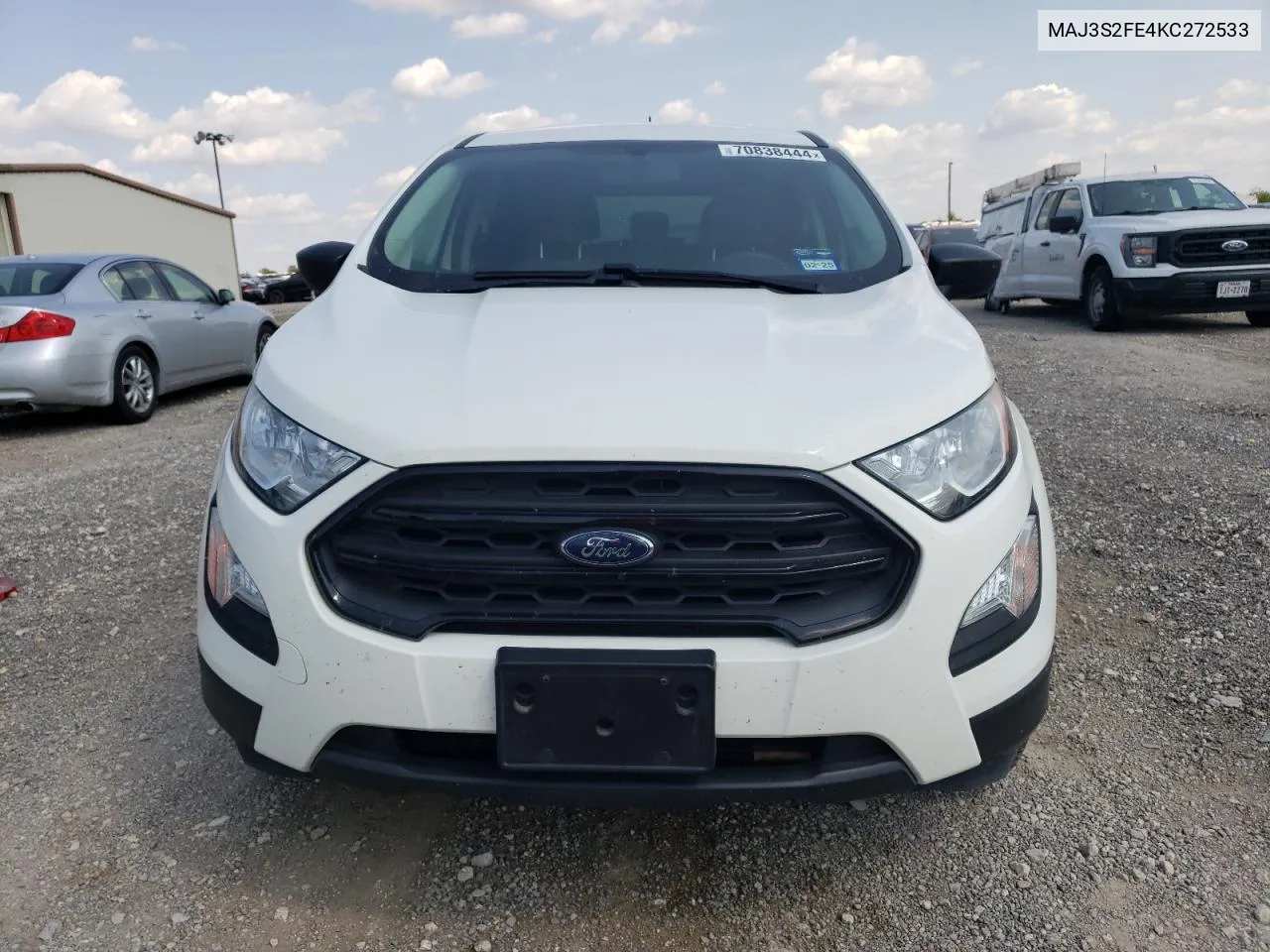 2019 Ford Ecosport S VIN: MAJ3S2FE4KC272533 Lot: 70838444