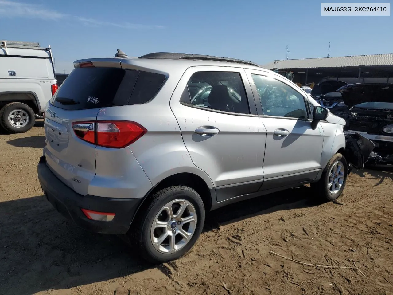 2019 Ford Ecosport Se VIN: MAJ6S3GL3KC264410 Lot: 71051874