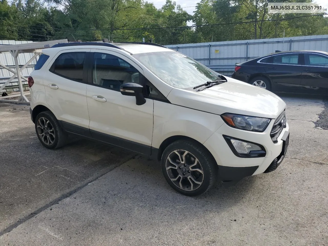 2020 Ford Ecosport Ses VIN: MAJ6S3JL2LC351791 Lot: 69375314