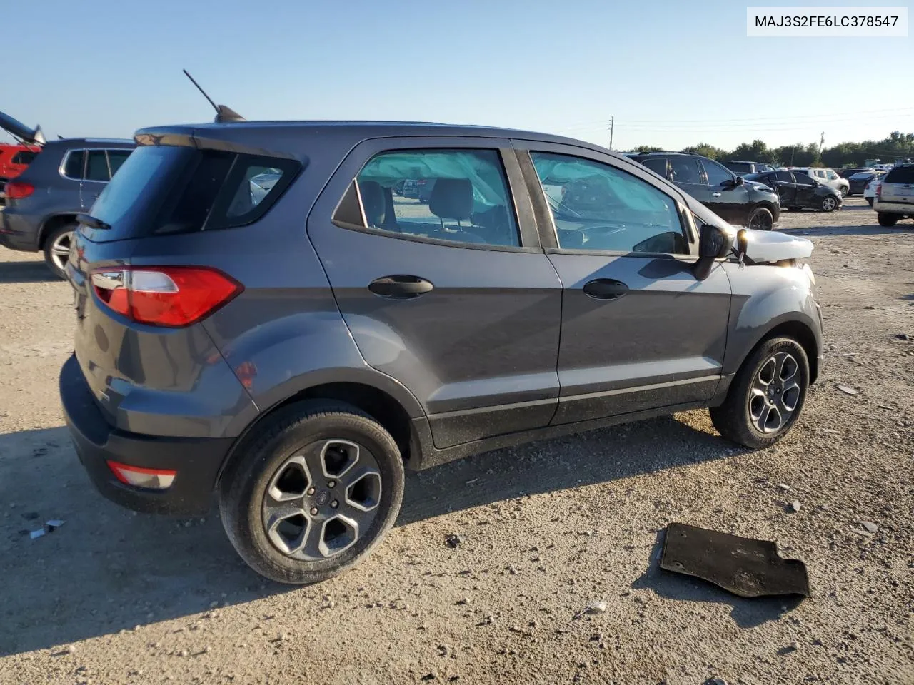 2020 Ford Ecosport S VIN: MAJ3S2FE6LC378547 Lot: 72029914