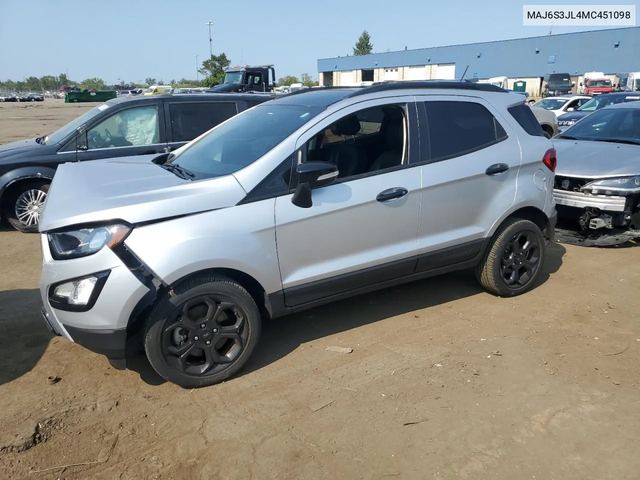 2021 Ford Ecosport Ses VIN: MAJ6S3JL4MC451098 Lot: 71614574