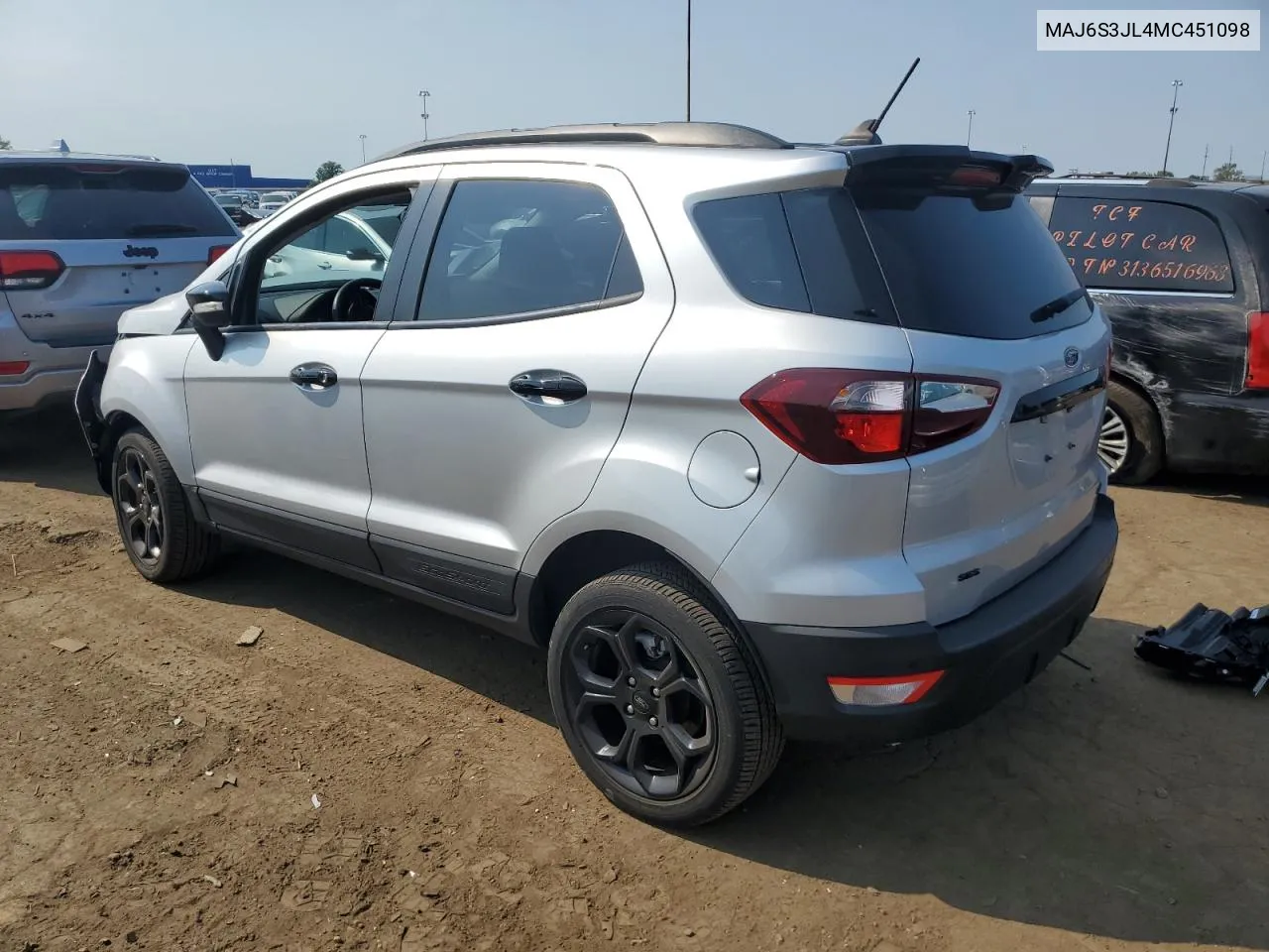 2021 Ford Ecosport Ses VIN: MAJ6S3JL4MC451098 Lot: 71614574