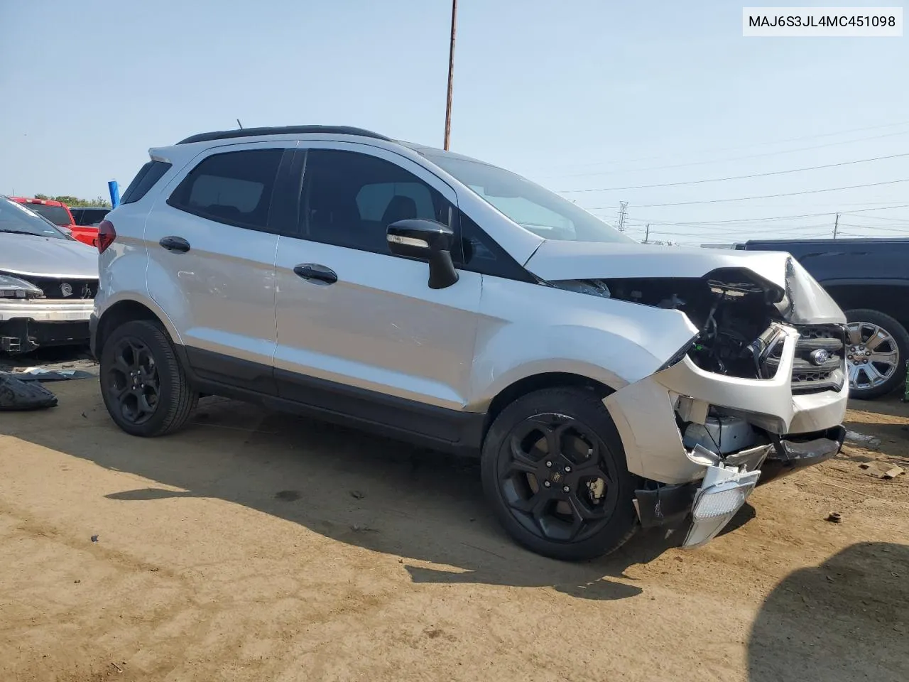 2021 Ford Ecosport Ses VIN: MAJ6S3JL4MC451098 Lot: 71614574