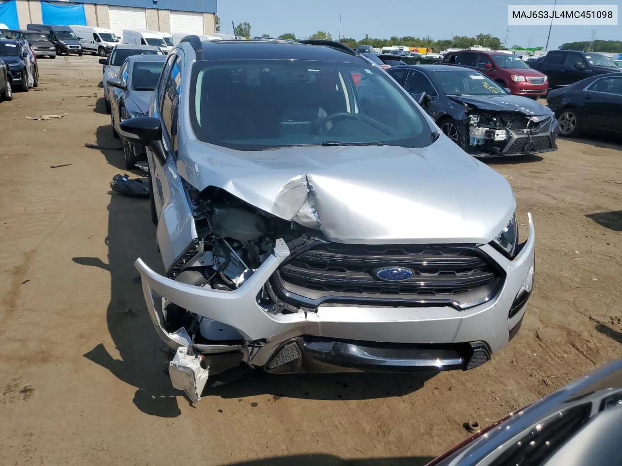 2021 Ford Ecosport Ses VIN: MAJ6S3JL4MC451098 Lot: 71614574