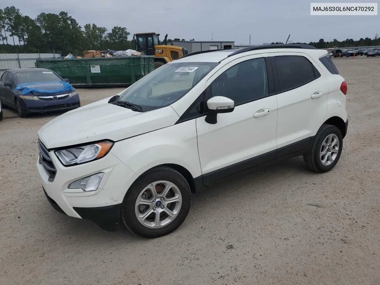 2022 Ford Ecosport Se VIN: MAJ6S3GL6NC470292 Lot: 69832544