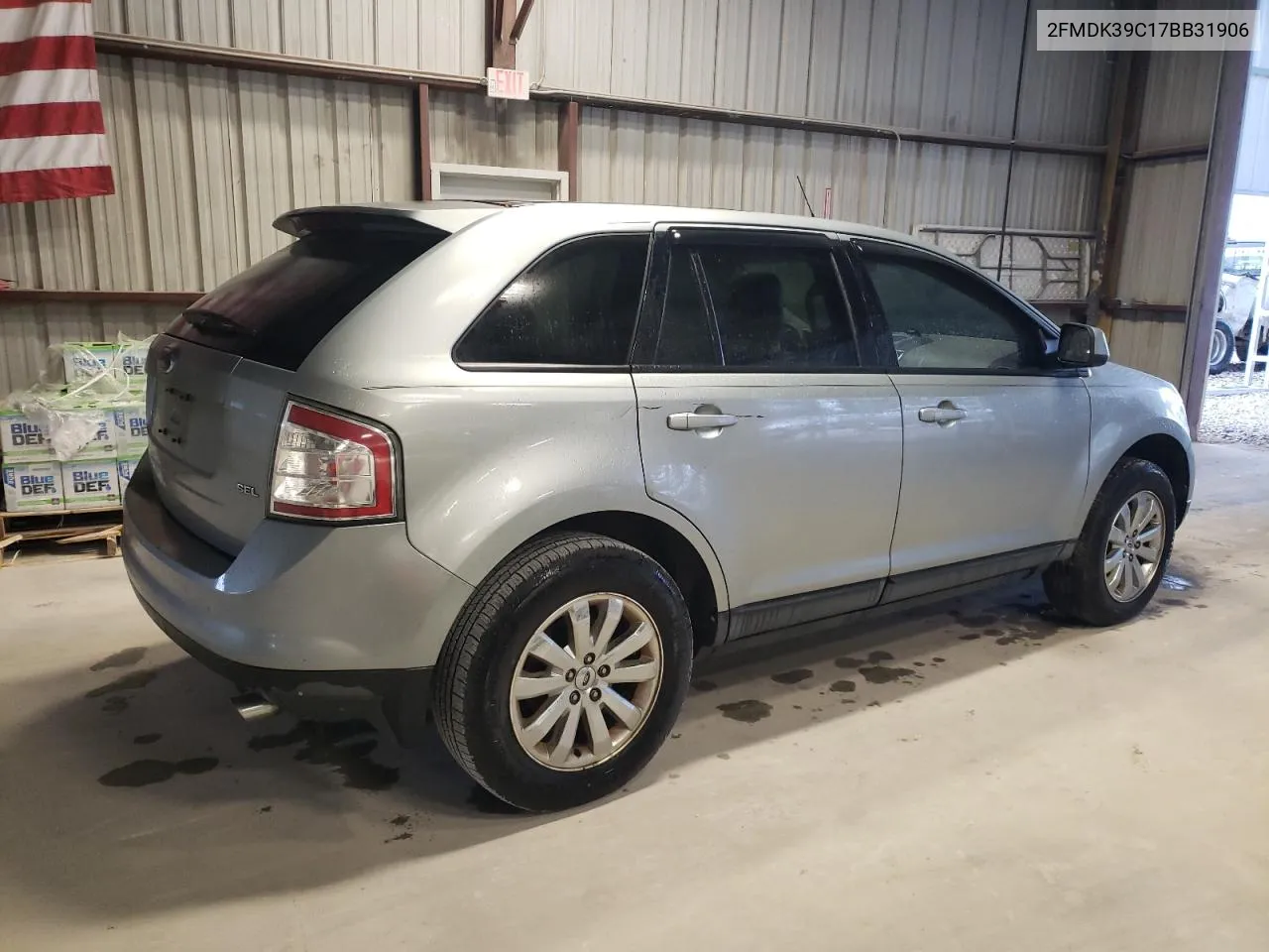 2007 Ford Edge Sel Plus VIN: 2FMDK39C17BB31906 Lot: 71485624