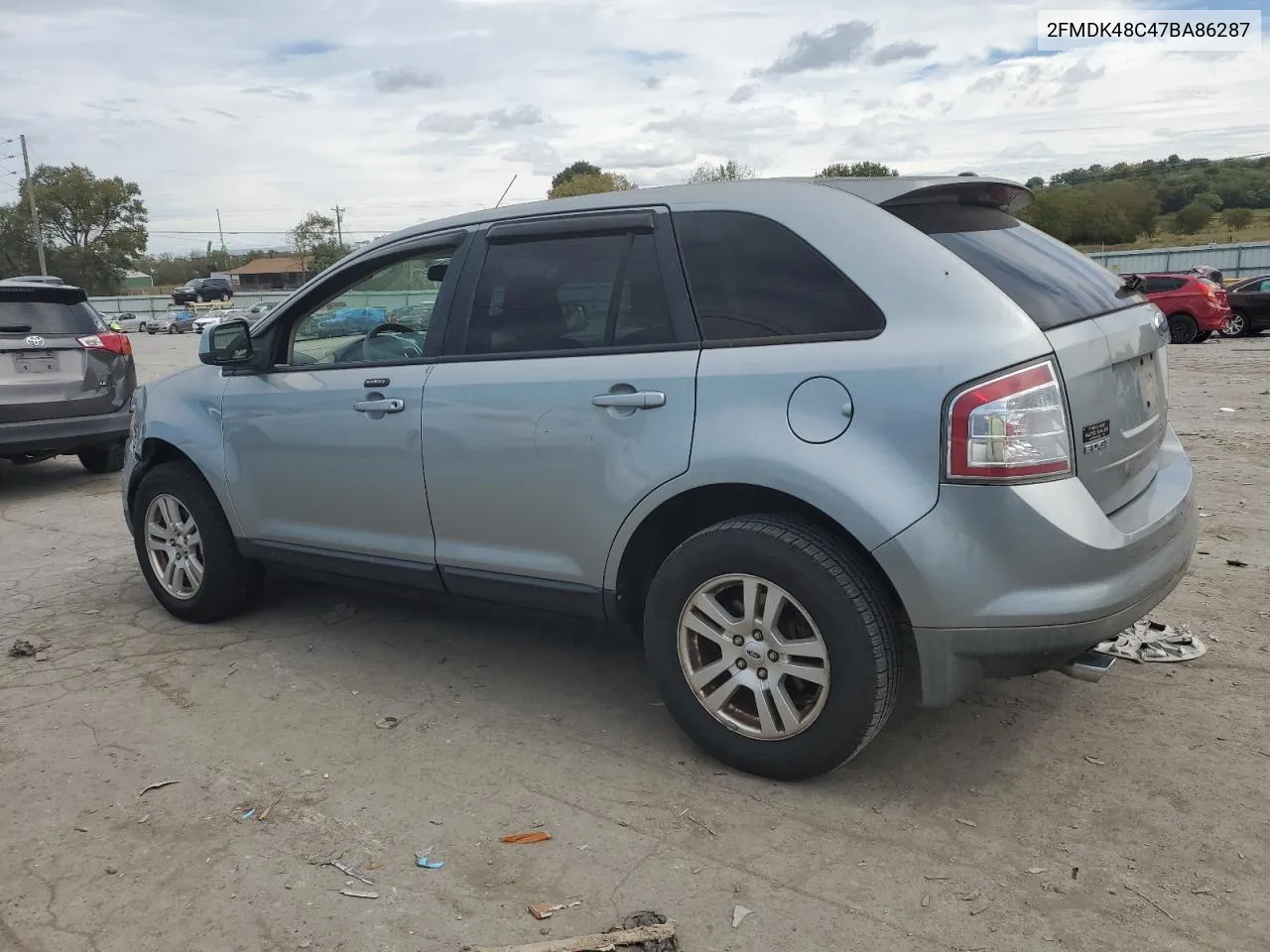 2007 Ford Edge Sel VIN: 2FMDK48C47BA86287 Lot: 71952974