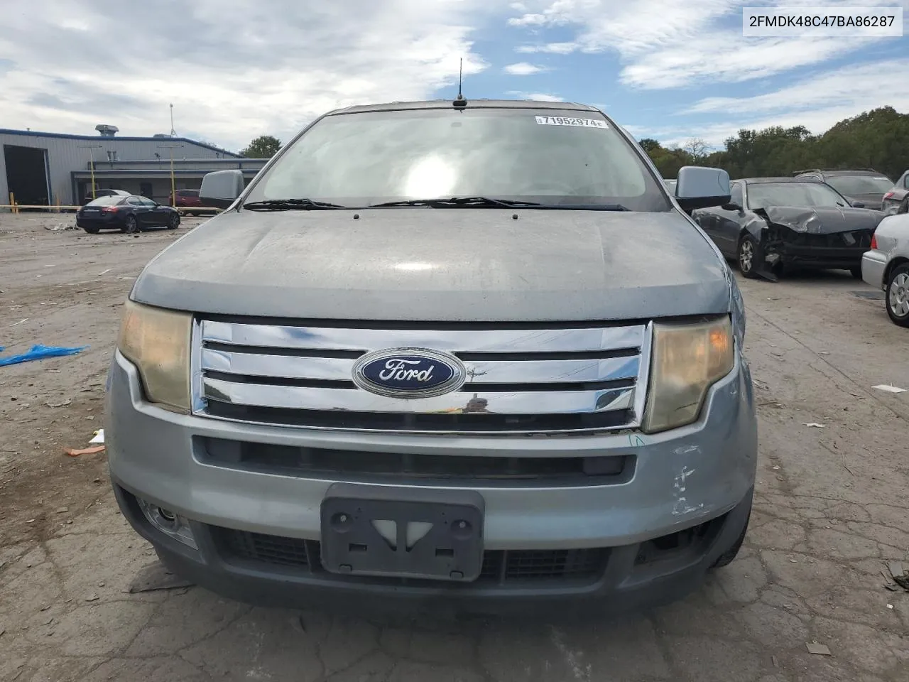 2007 Ford Edge Sel VIN: 2FMDK48C47BA86287 Lot: 71952974