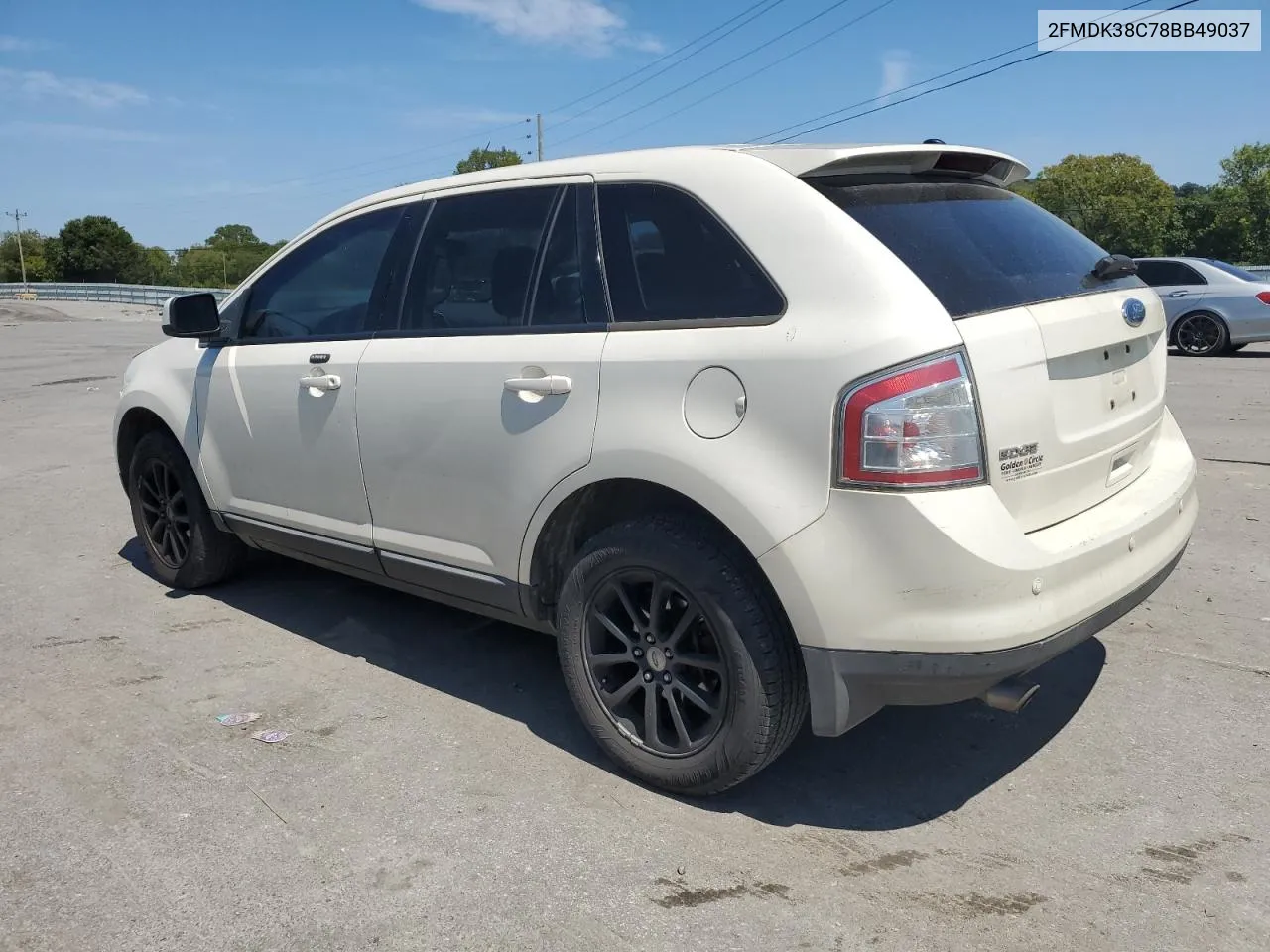 2008 Ford Edge Sel VIN: 2FMDK38C78BB49037 Lot: 68283934