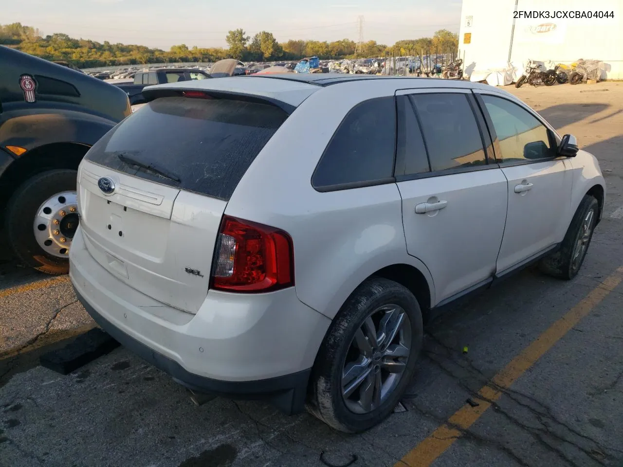 2012 Ford Edge Sel VIN: 2FMDK3JCXCBA04044 Lot: 70540344