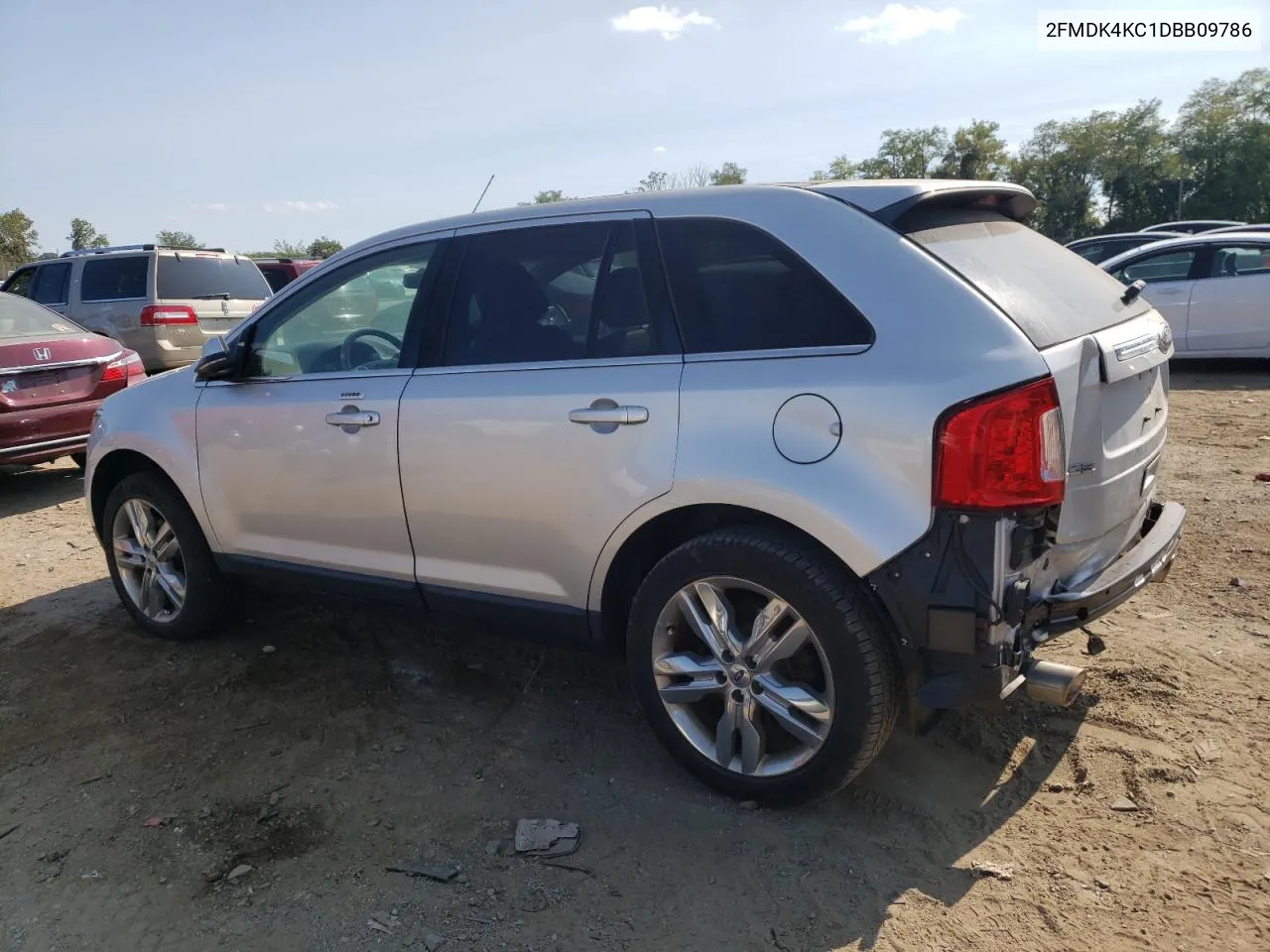 2FMDK4KC1DBB09786 2013 Ford Edge Limited