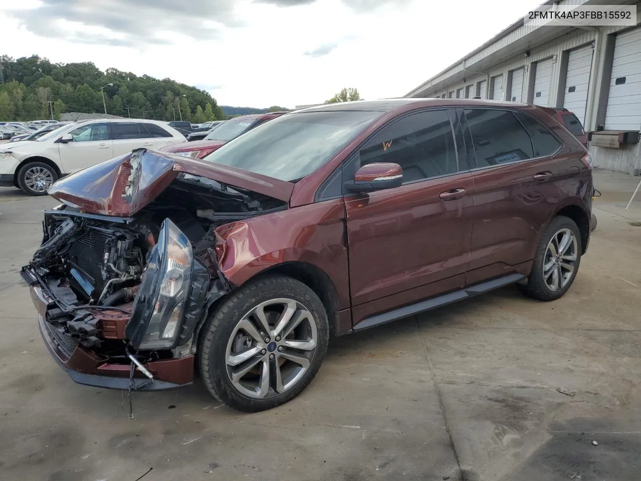 2015 Ford Edge Sport VIN: 2FMTK4AP3FBB15592 Lot: 71764174