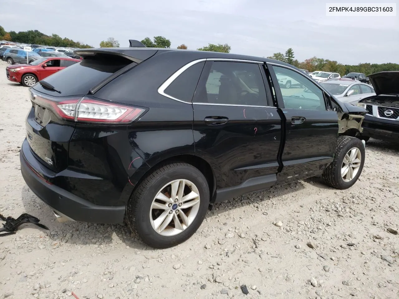 2016 Ford Edge Sel VIN: 2FMPK4J89GBC31603 Lot: 71475494